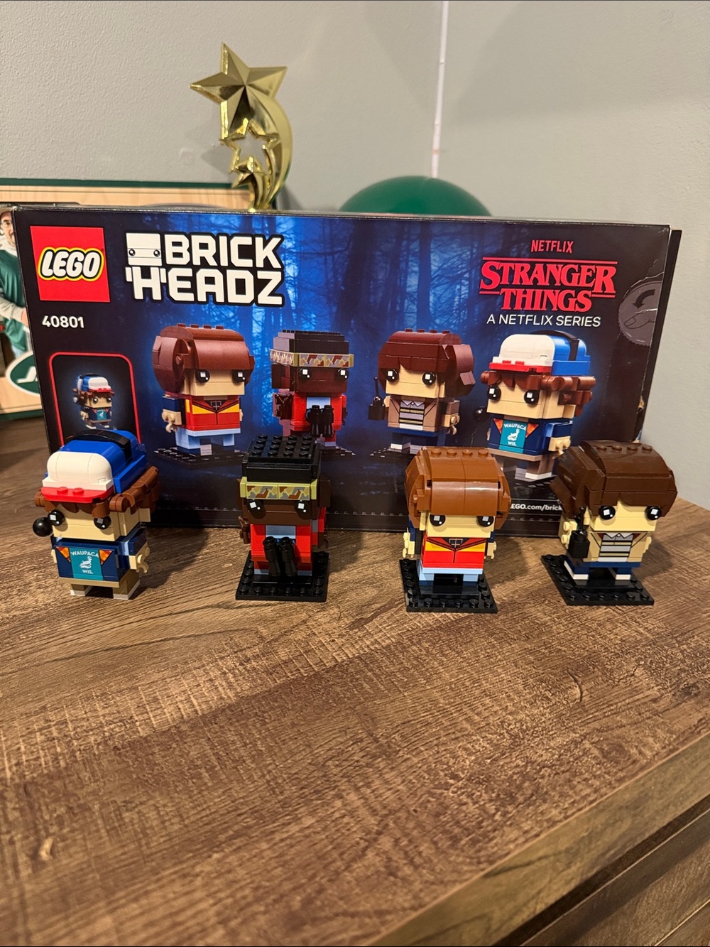 Lego BrickHeadz Stranger Things Figures - Brown, Blue, Red, Black